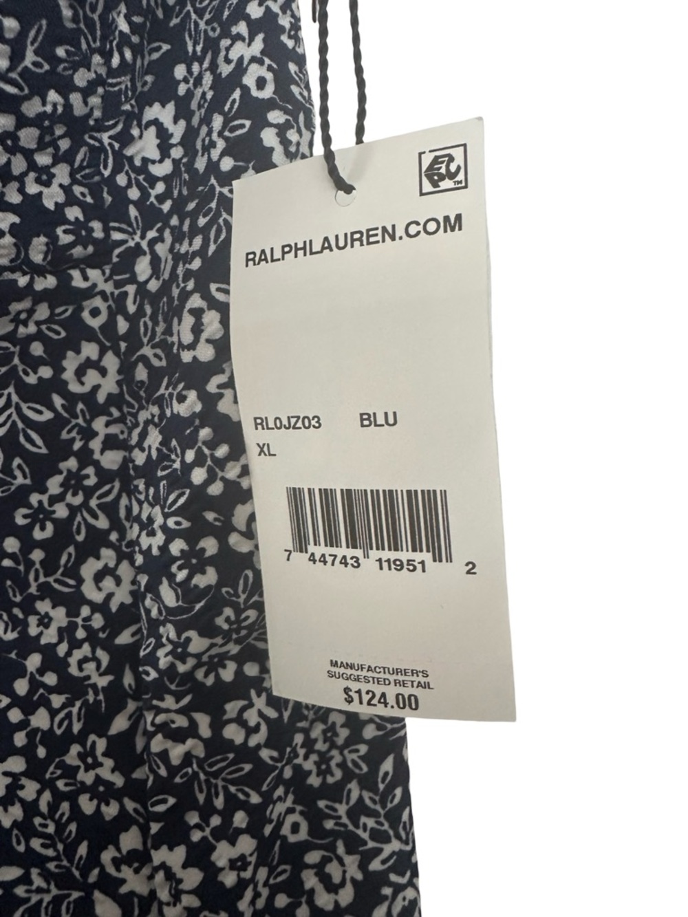 NWT POLO Ralph Lauren Sprouting Floral Double Tie One-Piece Swimsuit XL - Picture 10 of 10